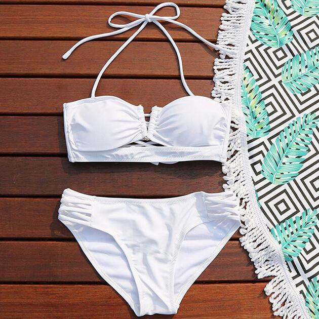 Lace Ladies（レースレディース） バックレースアップVカットビキニ