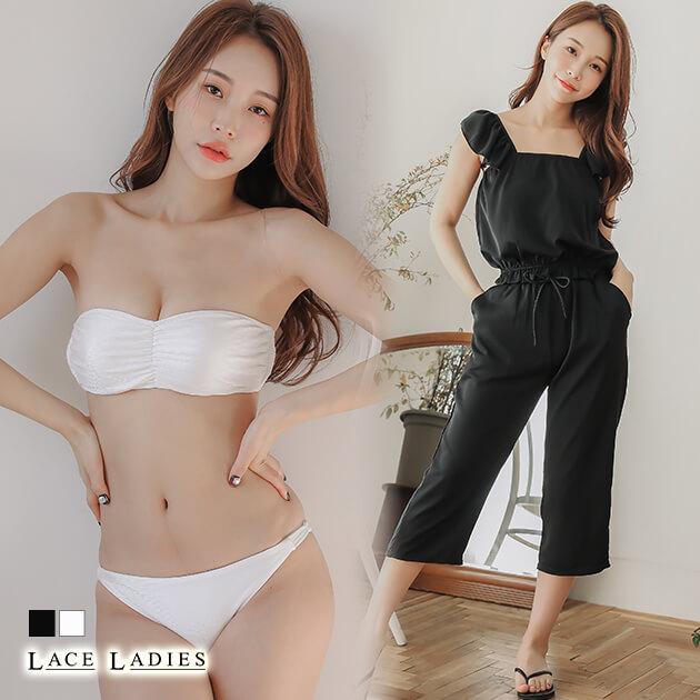 Lace Ladies（レースレディース） キャミソール＆ミモレ丈パンツ付