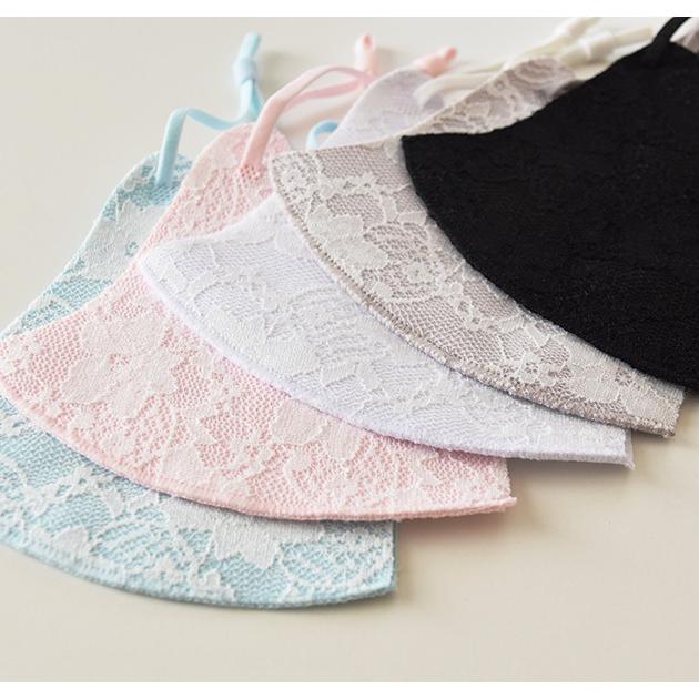 Lace Ladies（レースレディース） 【5枚セット】夏マスク 花柄 レース