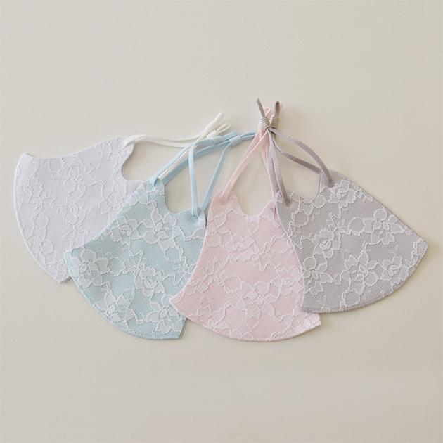 Lace Ladies（レースレディース） 【10枚セット】マスク 花柄 レース