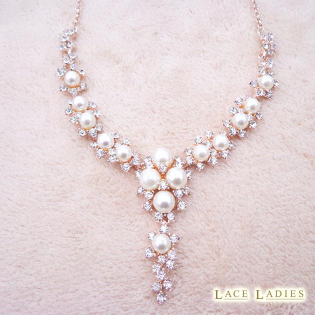 ビジュー付き パールネックレス レディース 大人 アクセサリー フォーマル 結婚式 披露宴 二次会 お呼ばれ イミテーションパール 合金 Nl07 レースレディース 通販 Yahoo ショッピング