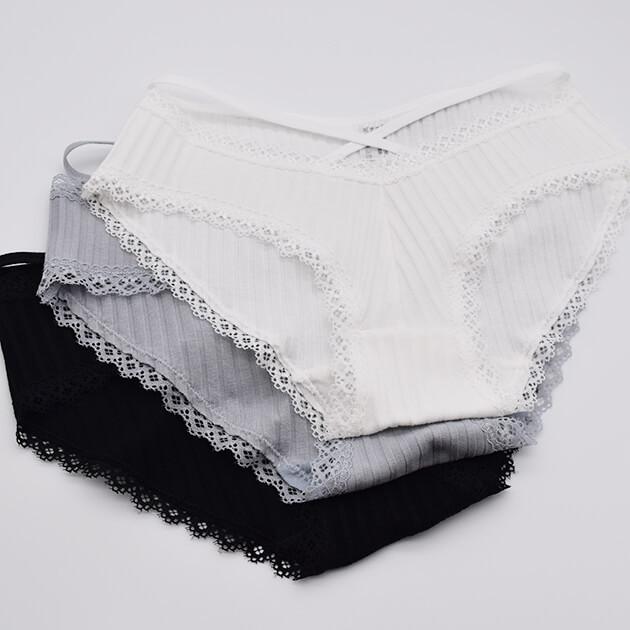 Lace Ladies（レースレディース） 【3色組】セットでお得♪ショーツ