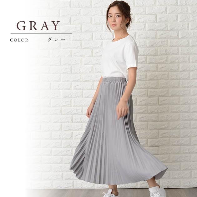 Lace Ladies（レースレディース） ウエストゴム プリーツ ロング