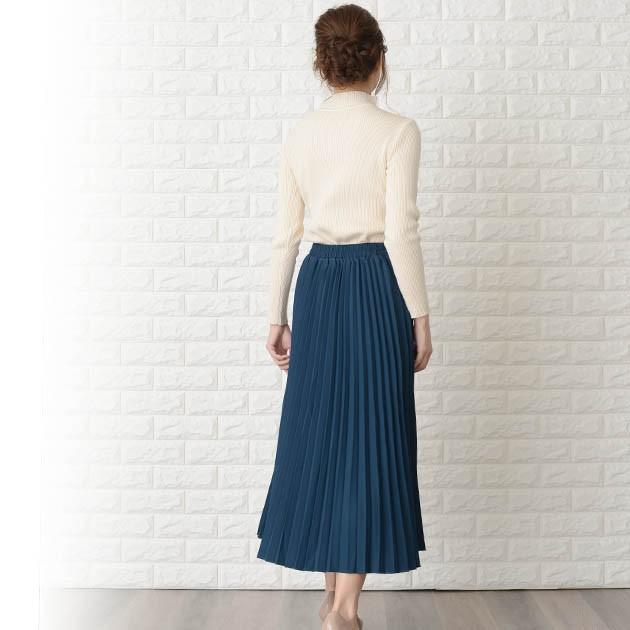 Lace Ladies（レースレディース） ウエストゴム プリーツ ロング