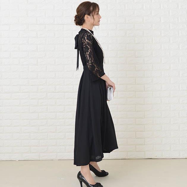 Lace Ladies（レースレディース） フィッシュテール ハイネックリボン