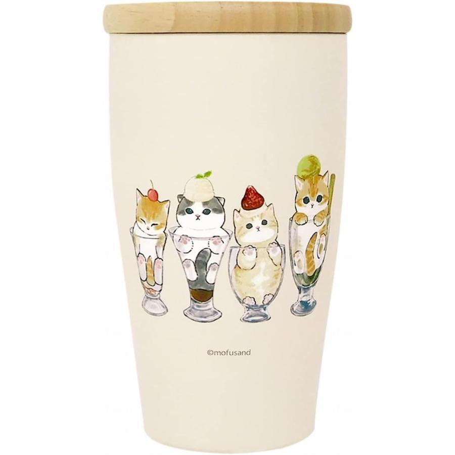 東亜金属 mofusand もふさんど 木蓋付き ステンレス タンブラー 350ml 
