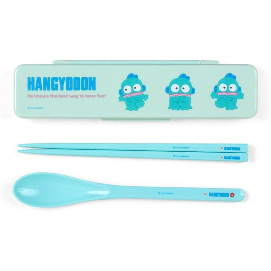 ハンギョドン レンゲ箸セット　グラス✖️2 サンリオ SANRIO 箸&スプーンセット ハンギョドン HANGYODON ランチ お