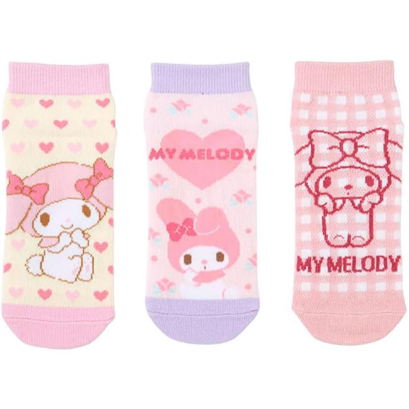 サンリオ SANRIO キッズスニーカーソックス3足セット 靴下 子供 16
