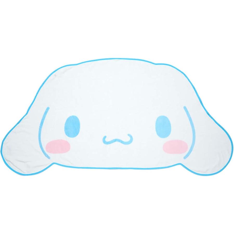 サンリオ SANRIO フェイス形ブランケット シナモロール シナモン 毛布