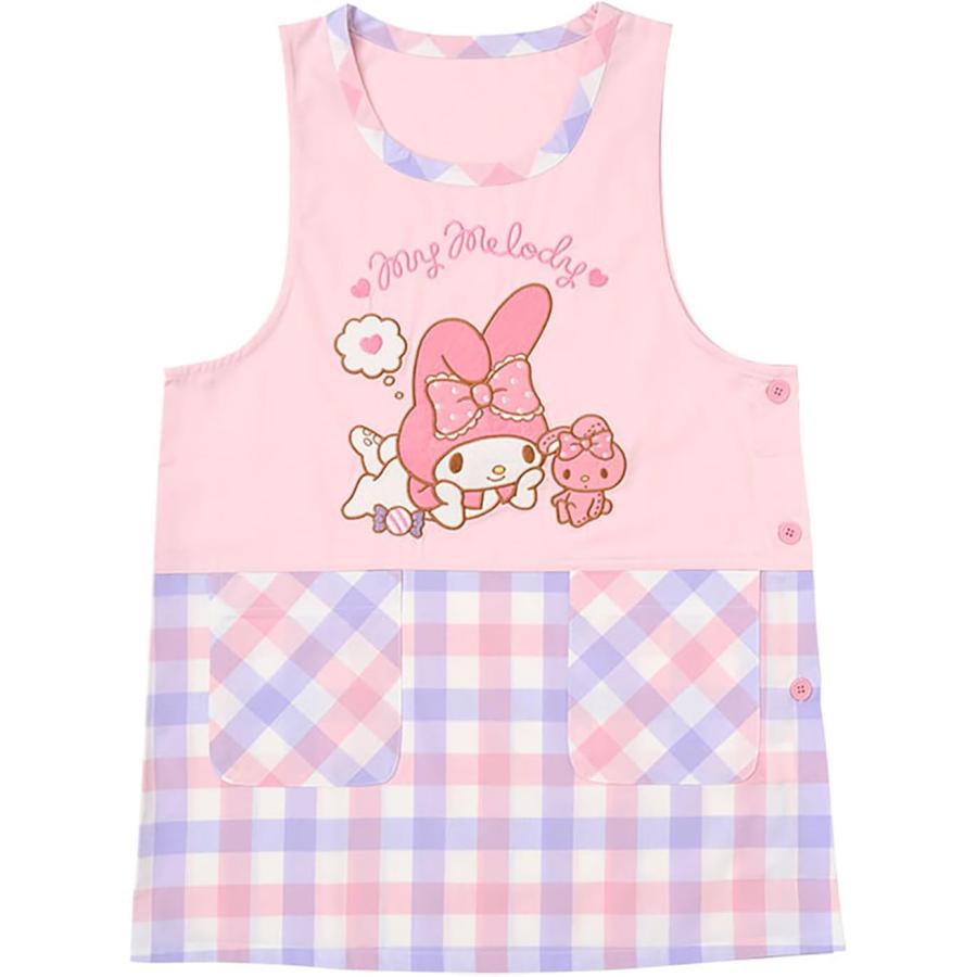 サンリオ♡マイメロディ いちご エプロン サンリオ SANRIO ラン型エプロン 大人用 マイメロディ マイメロちゃん