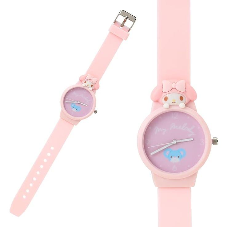 【レア】サンリオ購入マイメロディ マイメロ形マグネット付き時計　コレクション サンリオ SANRIO 腕時計 マスコット付きウォッチ レディース マイ