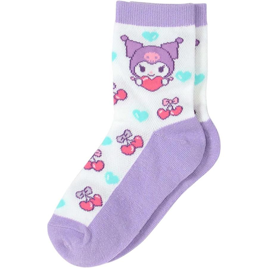 新作クロミソックス3足セット&ロープバッグ サンリオ SANRIO キッズソックス3足セット 靴下 19-21cm クロミ クロミ