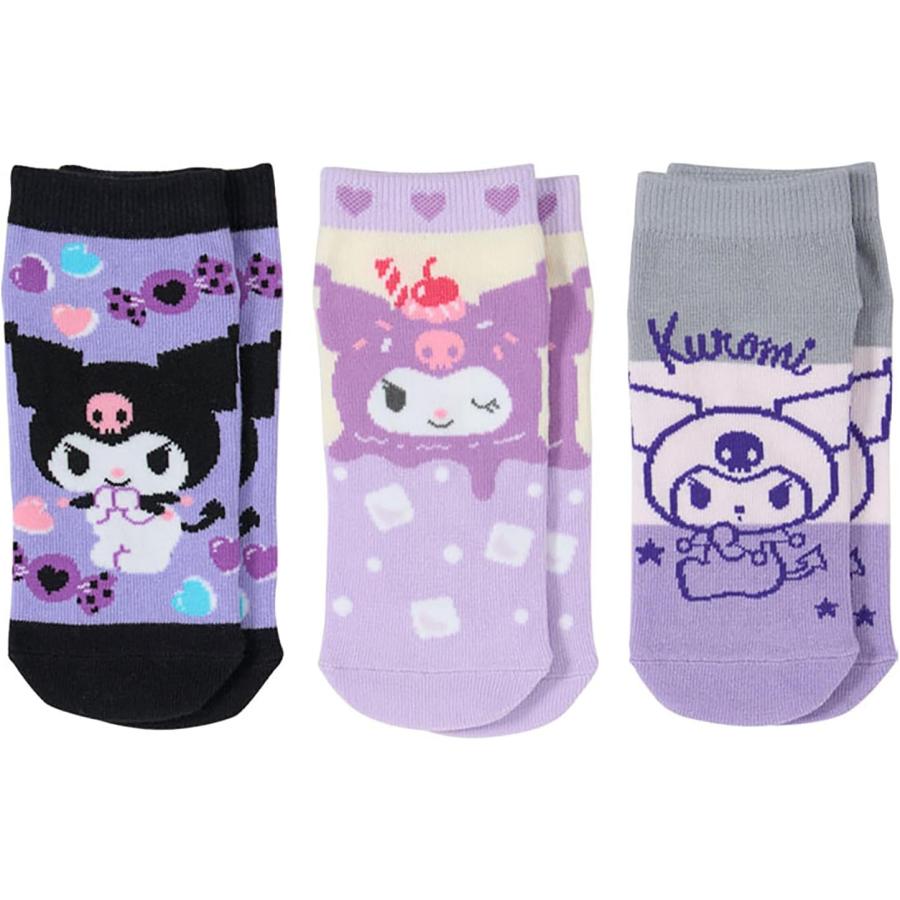 サンリオ SANRIO キッズスニーカーソックス3足セット 靴下 子供 16