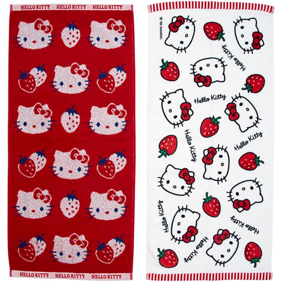 サンリオ SANRIO フェイスタオル2枚セット ハローキティ キティちゃん
