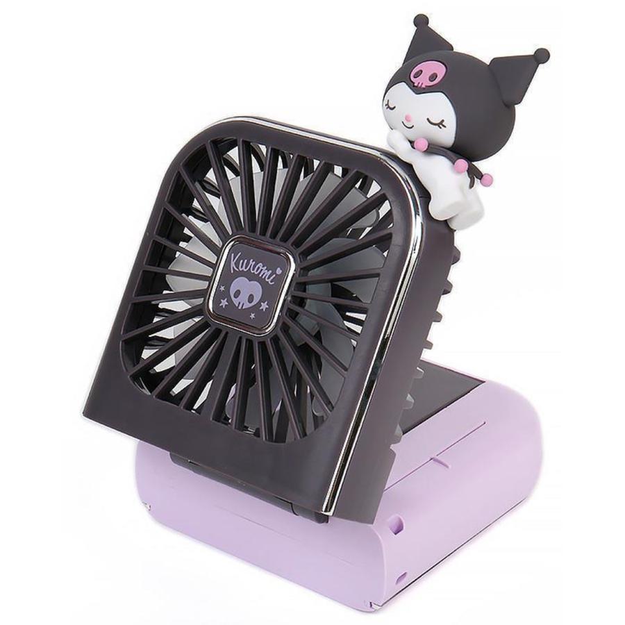 クロミ扇風機 サンリオ SANRIO マスコット付き多機能ネックファン 5way ハンディ