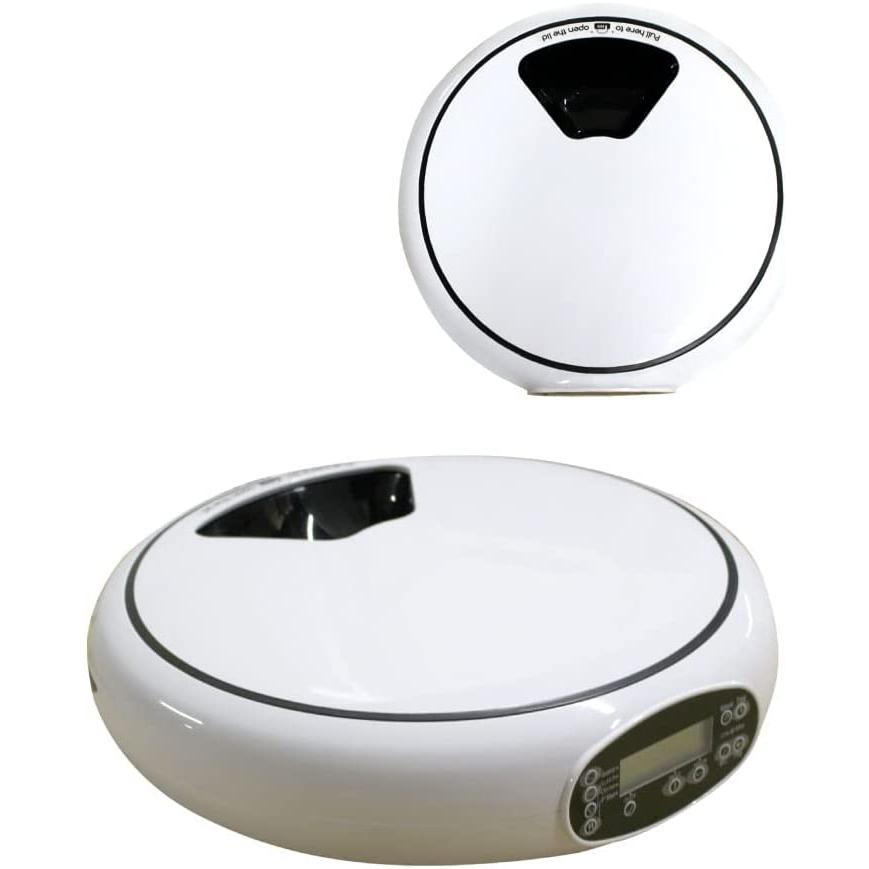 ベストアンサー 自動給餌器 ホワイト 猫 犬 ペット ペット