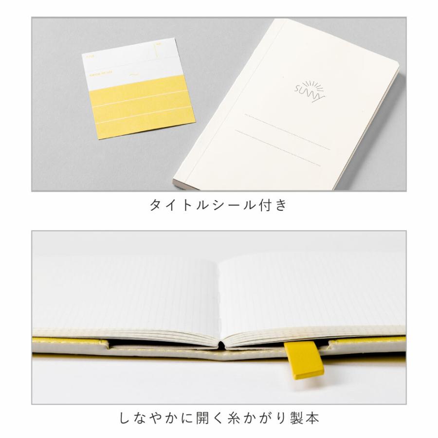 いろは出版 SUNNY LIGHT NOTE BOOK yellow LSLN-01 イエロー ノート メモ  サニーライトノートブック｜mercato-store｜04