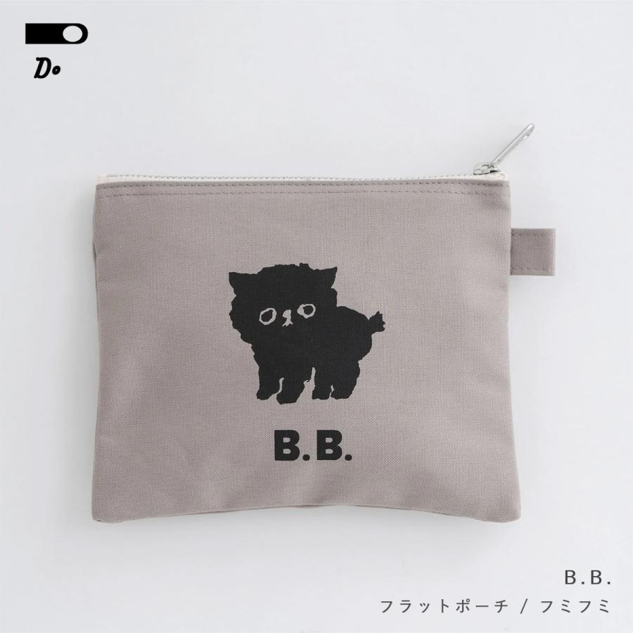 MAMBO CLASKA クラスカ B.B. フラットポーチ キャンバス ポーチ グレー