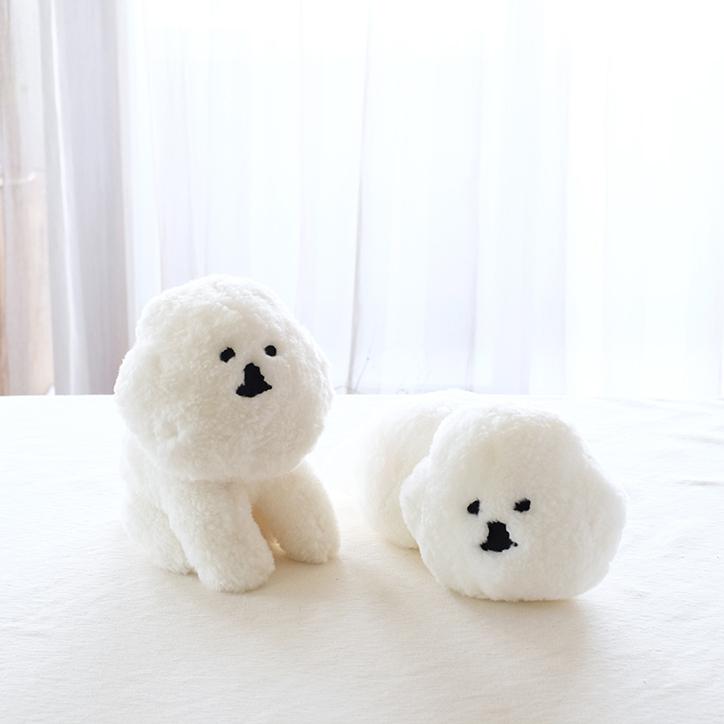 POP MART Big Ears ぬいぐるみ 本体 グレー ぬいぐるみ CLASKA クラスカ MAMBO マンボ リアル お座り 大きい