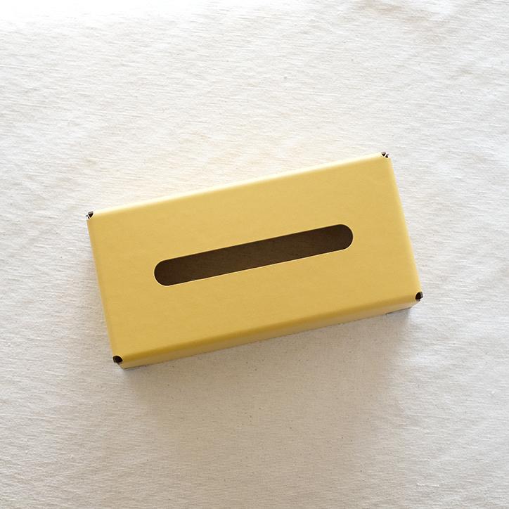 ティッシュケース カバー ボックス ティッシュBOX BENT イエロー