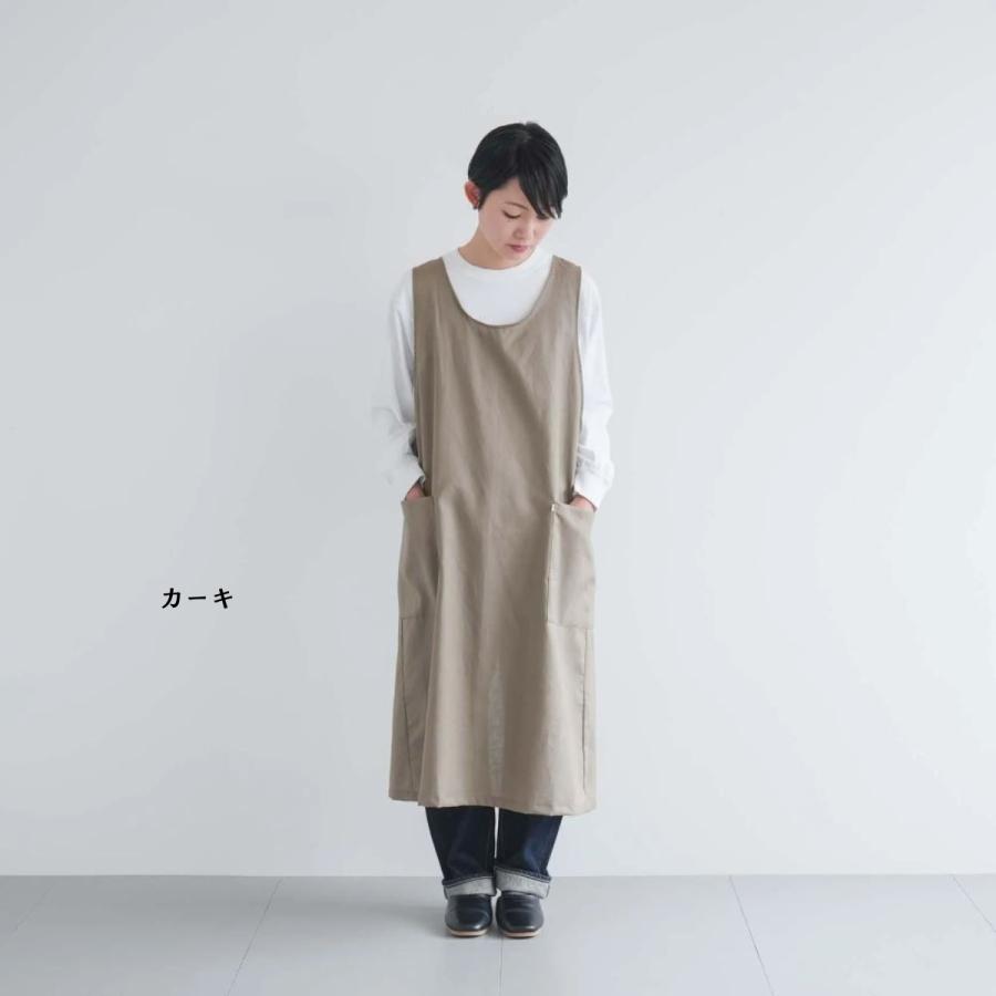 CLASKA Gallery & Shop ”DO” エプロン 綿麻 クラスカ バッククロス 黒