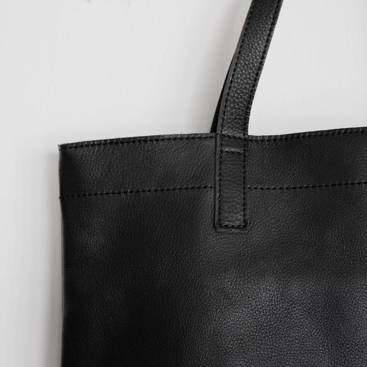 品質保証付き CLASKA クラスカ DO ドー Sac noir レザー トートバッグ トート バッグ カバン 手提げ 肩掛け 革 本革 牛 ブラック 黒 A4