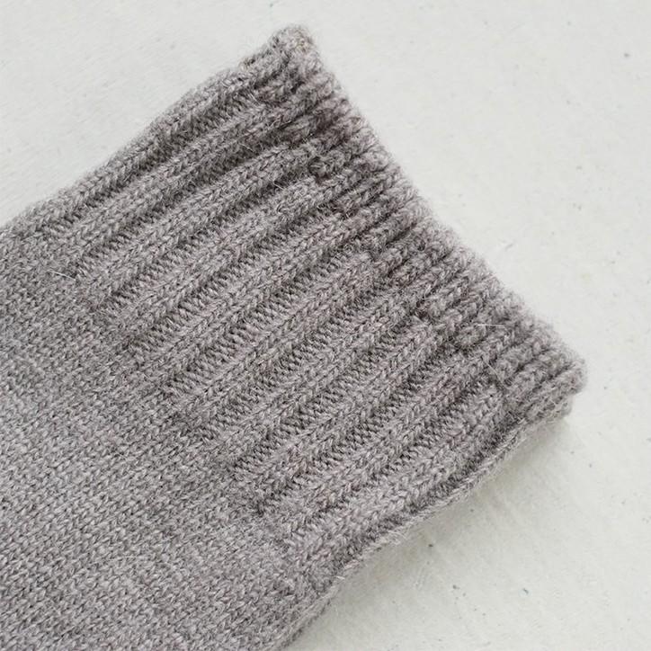 evam eva エヴァムエヴァ wool cashmere rib socks ウール カシミア リブ ソックス E002Z078｜mercato-y｜07