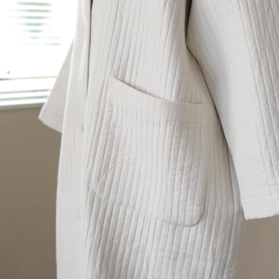 値下げ【美品】evam eva キルティングローブ evam eva（エヴァムエヴァ） E233T107 quilting robe キルティング