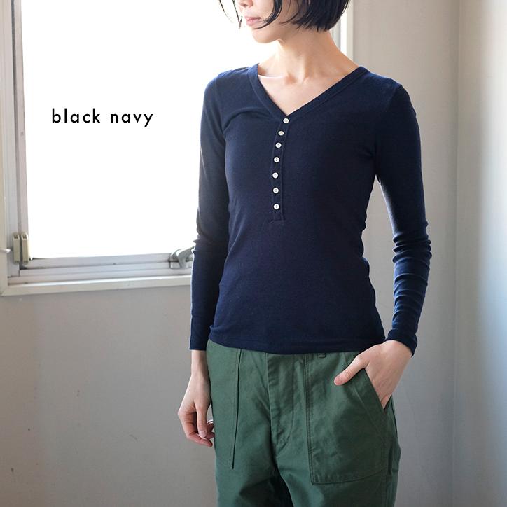 FilMelange（フィルメランジェ） Tシャツ レナ rena 前ボタン ヘンリー