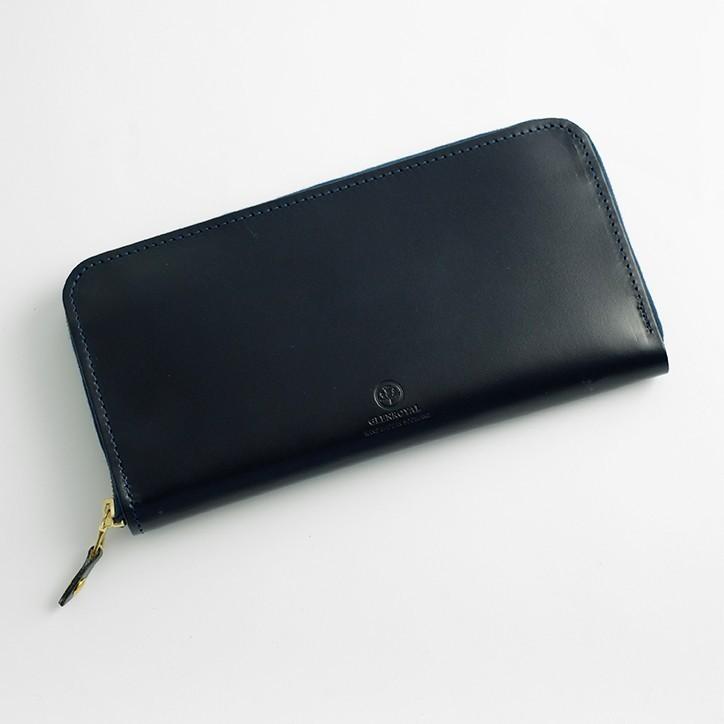 訳あり新品　GLEN グレンロイヤル BLACK　長財布 メンズ GLENROYAL（グレンロイヤル） 財布 ブランド 長財布 メンズ 本革 ZIP