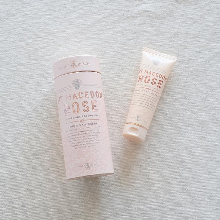 ハンドクリーム ローズ マインビーチ ハンドアンドネイルクリーム マウントマセドン 保湿 オーストラリア ボディケア MAINE BEACH