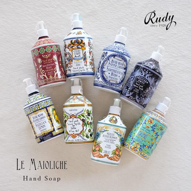 ハンドソープ おしゃれ 2点セット Rudy ルディ La Maioliche ラ