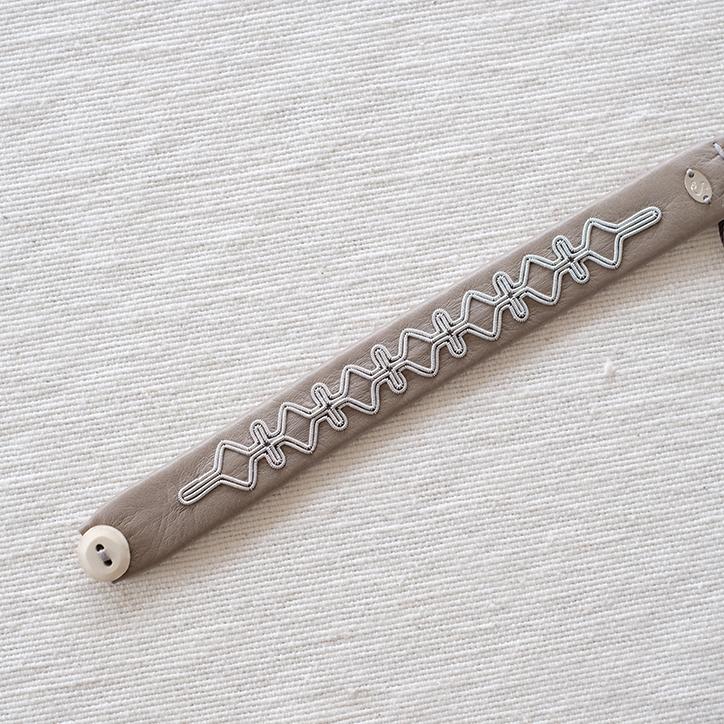 saami crafts ブレスレット saami crafts サーミクラフト ホーンボタン レザー ブレスレット