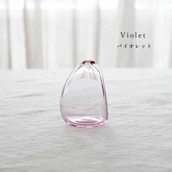 Sghr スガハラ ミニ フラワーベース 三角錐 一輪挿し ガラス 花瓶