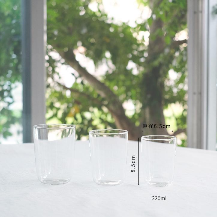 TG glass Light 220ml ティージー グラス カップ コップ 耐熱ガラス