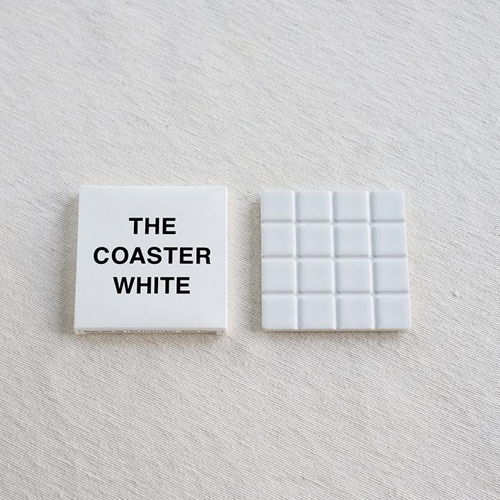 コースター THE COASTER ザ タイル製 ホワイト 四角 スクエア
