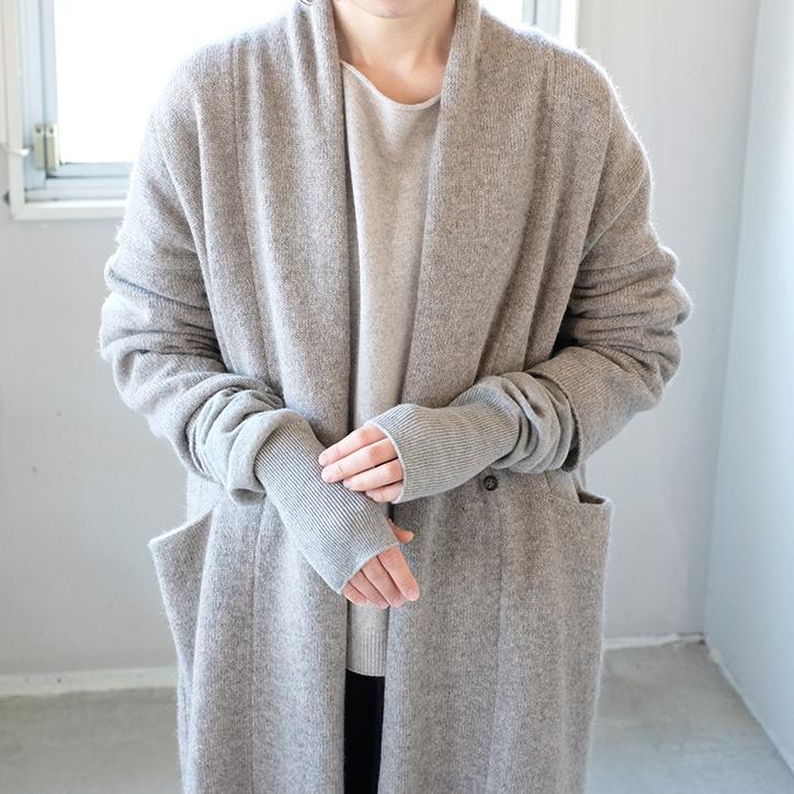 レディース アームウォーマー evam eva カシミヤアームウォーマー  