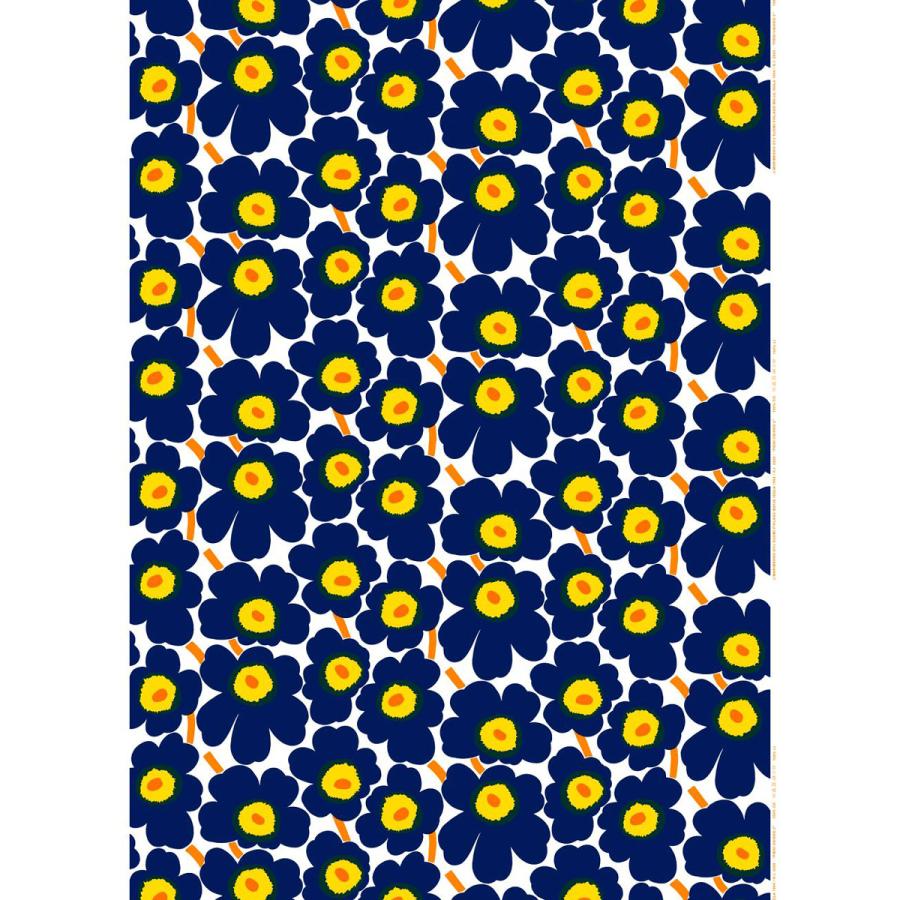 marimekko・コットン生地Pieni Unikkoネイビー 生地 北欧 marimekko（マリメッコ） ・コットン生地Pieni Unikko（ピエニ