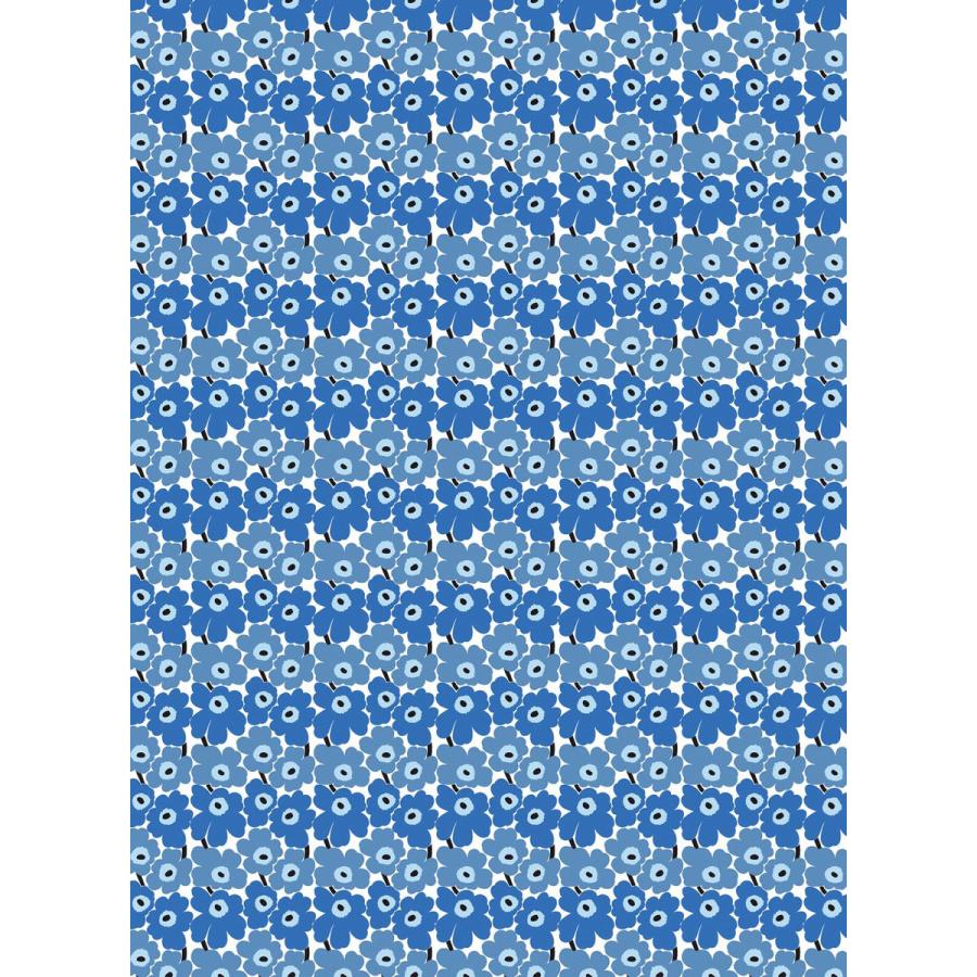 Marimekko マリメッコ コットン生地mini Unikko ミニ ウニッコ ミニウニッコ ブルー 生地 北欧 017 017 リバティプリントショップmerci 通販 Yahoo ショッピング