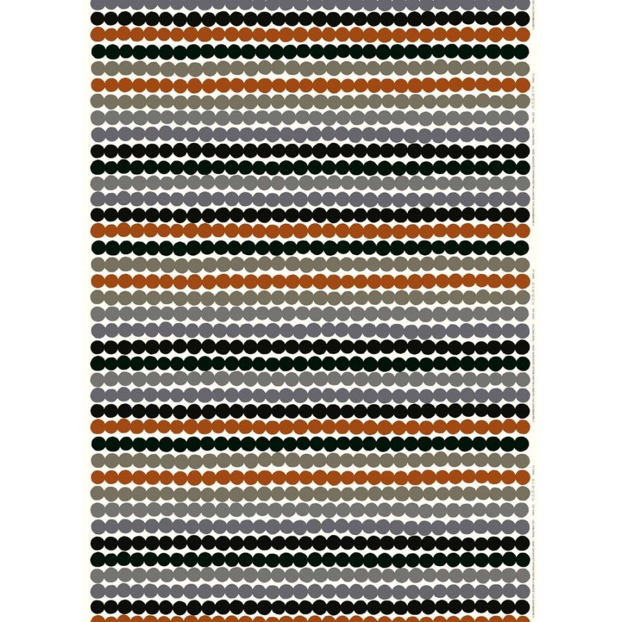 Marimekko マリメッコ コットン生地 Rasymatto ラシィマット 生地 北欧 ホワイト グレー チェスナット 198 198 リバティプリントショップmerci 通販 Yahoo ショッピング