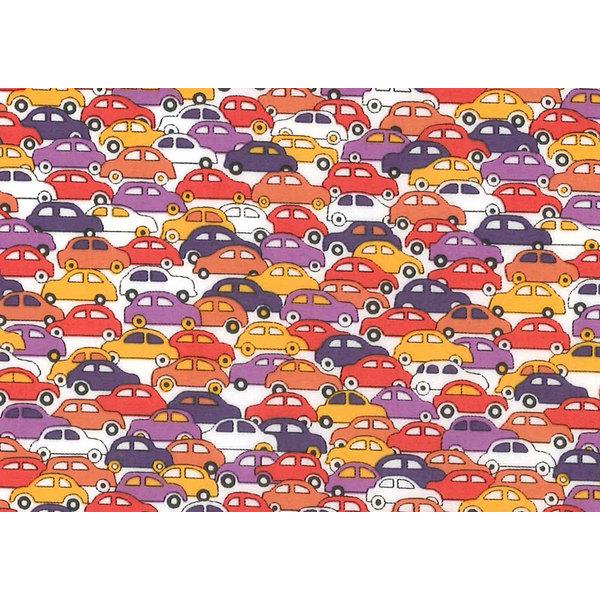 LIBERTYリバティプリント・タナローン生地Carsカーズ(レッド)363917209C 3639172Cリバティプリントショップ