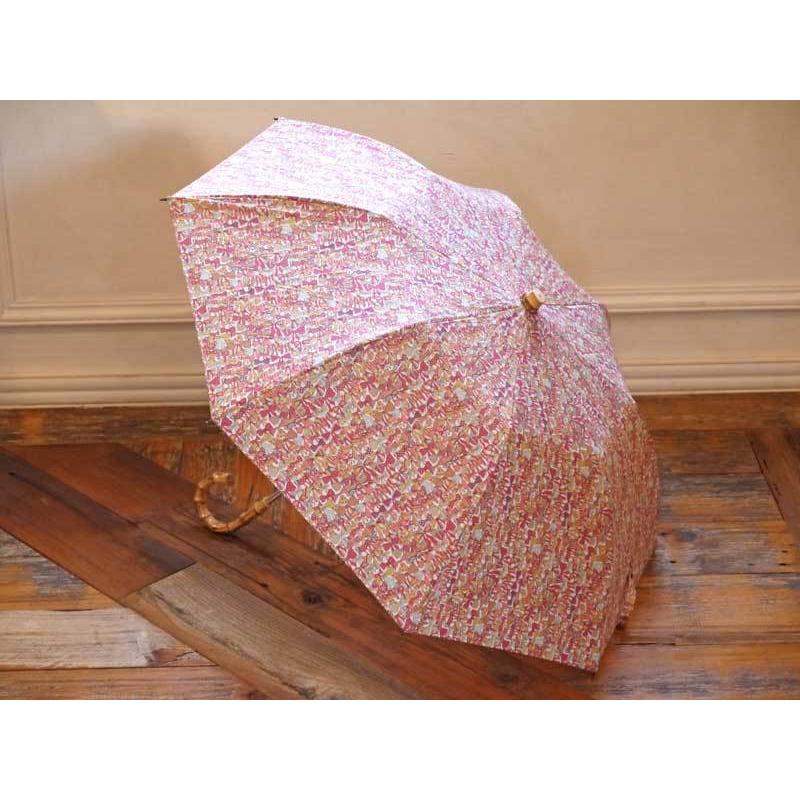 Libertyリバティプリントを使った晴雨兼用折り畳み傘パラソル 日傘 Jenny S Ribbons ジェニーズ リボンズ Pi リバティ 生地 リバティプリントショップmerci 通販 Yahoo ショッピング