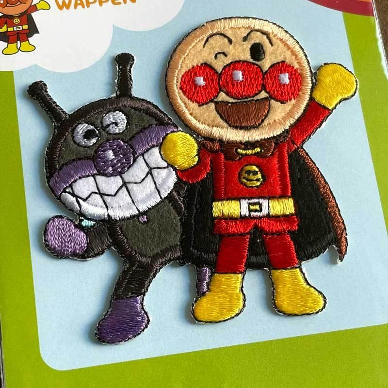 アンパンマン アイロン接着ペアワッペン バイキンマン あかちゃんまん しょくぱんまん カレーパンマン コキンちゃん だだんだん 入園入学 通園通学 Apw Apw リバティプリントショップmerci 通販 Yahoo ショッピング