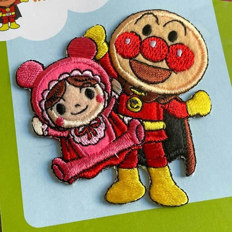 アンパンマン アイロン接着ペアワッペン バイキンマン あかちゃんまん しょくぱんまん カレーパンマン コキンちゃん だだんだん 入園入学 通園通学 Apw Apw リバティプリントショップmerci 通販 Yahoo ショッピング