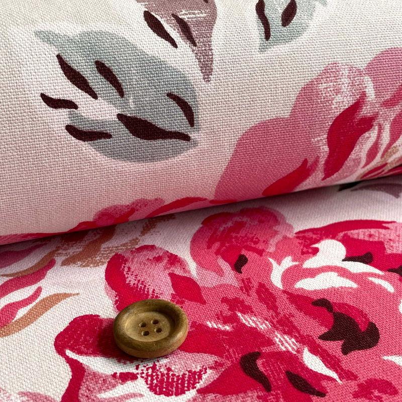 Cath Kidston キャスキッドソン 生地 コットンファブリック＜Brampton Bunch Raspberry＞(ブランプトンバンチ