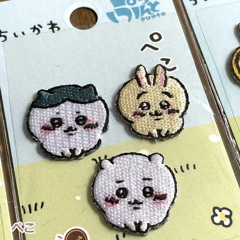 ちいかわ シール・アイロン接着両用ワッペンSET ヤーッ！/ぺこ 