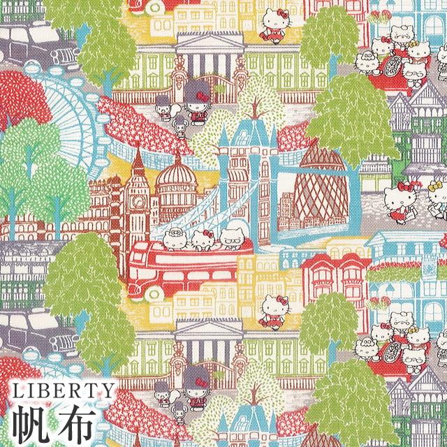 ハローキティ リバティアートファブリック帆布 Liberty 11号帆布生地 Capital Hello Kitty キャピタルハローキティ Dc Jac Dc Jac リバティプリントショップmerci 通販 Yahoo ショッピング