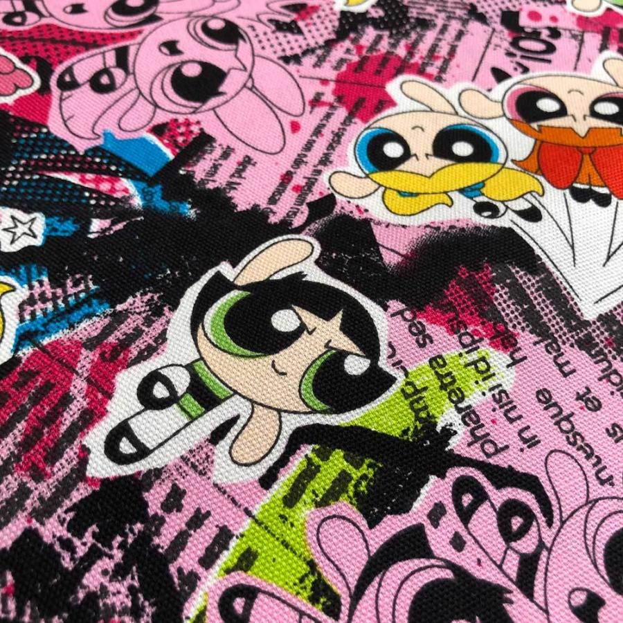 パワーパフガールズ オックス生地 ピンク オフホワイト パワパフ キャラクター 入園入学通園通学 G 3640 G 3640 リバティプリントショップmerci 通販 Yahoo ショッピング