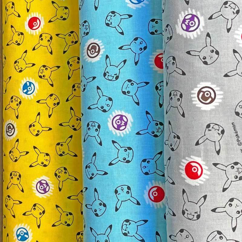 ポケモン生地 ポケットモンスター ライン柄 シーチング生地 イエロー サックス グレー キャラクター 入園入学通園通学 ピカチュウ G 6101 G 6101 リバティプリントショップmerci 通販 Yahoo ショッピング