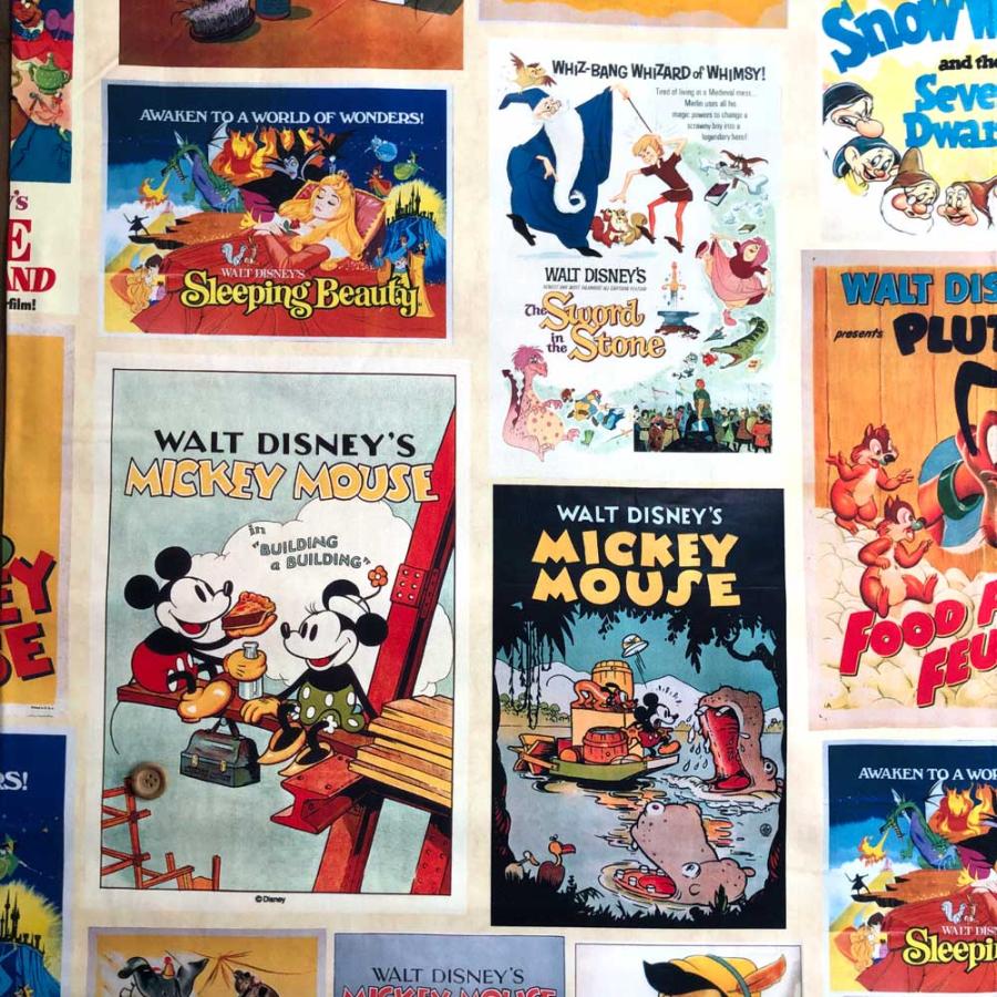 ディズニー ポスターアート大 デジタルプリント オックス生地 キャラクター 入園入学通園通学 G 7066 1a G 7066 1a リバティプリントショップmerci 通販 Yahoo ショッピング